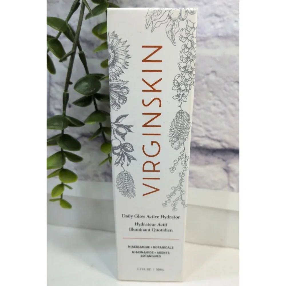 NIB!😍Virginskin‎ Daily Glow Active Hydrator Niacinamides Botanicals 1.7oz/50ml